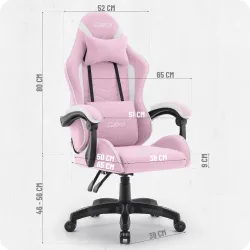 materiałowy obrotowy fotel